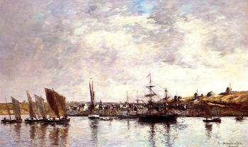 Eugene Boudin : Camaret, the Port II